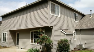           After new HardiePlank siding was installed       